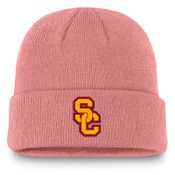 USC Trojans Nike Pink SC Interlock TPU Patch Sideline Terra Cuff Beanie